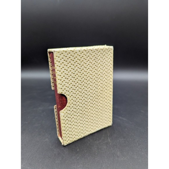 Vintage NEW GEM ENGLISH DICTIONARY 1960 Leather Cover with Gilt Edging in Box - Picture 2 of 16